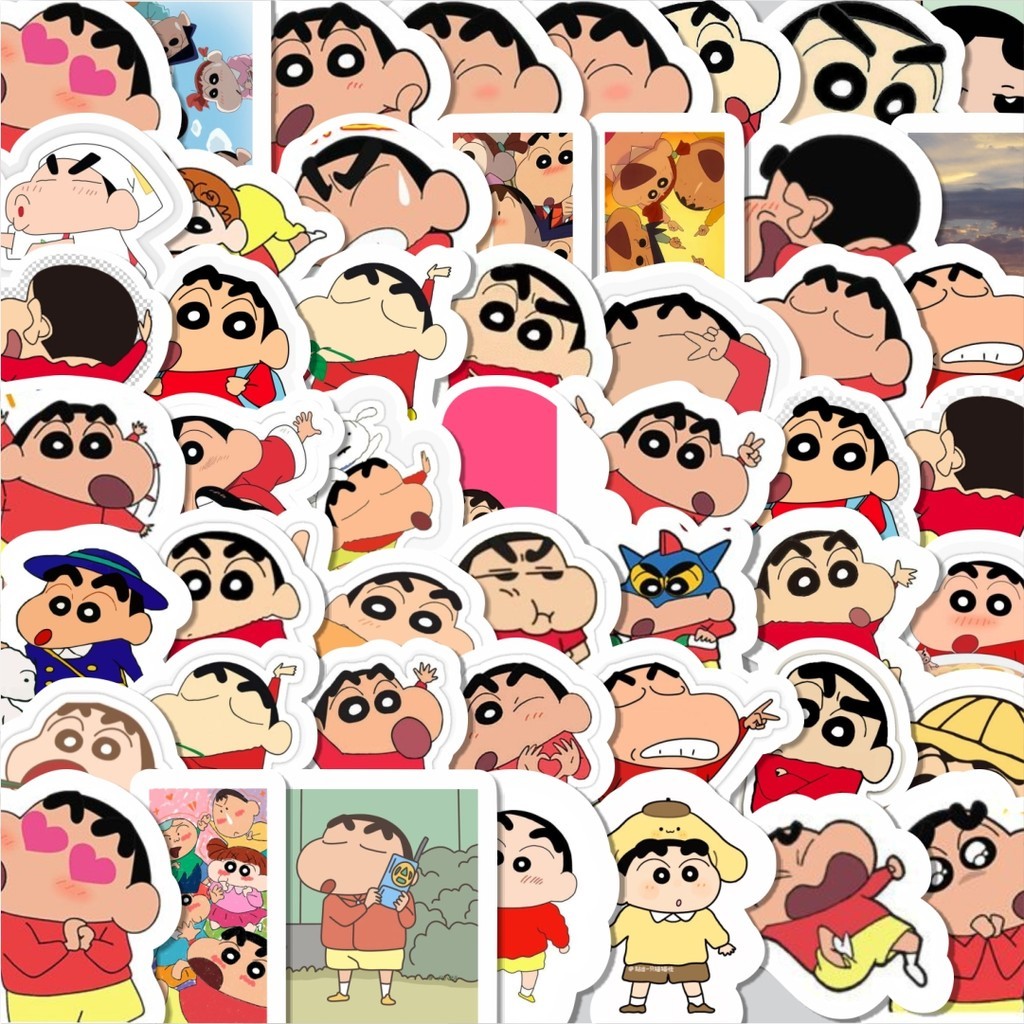 

Stiker Cutting Pack Stiker Kartun Shincan Isi 100Pcs Series Aesthetic Lucu Keren Untuk Koper Bahan Vynil