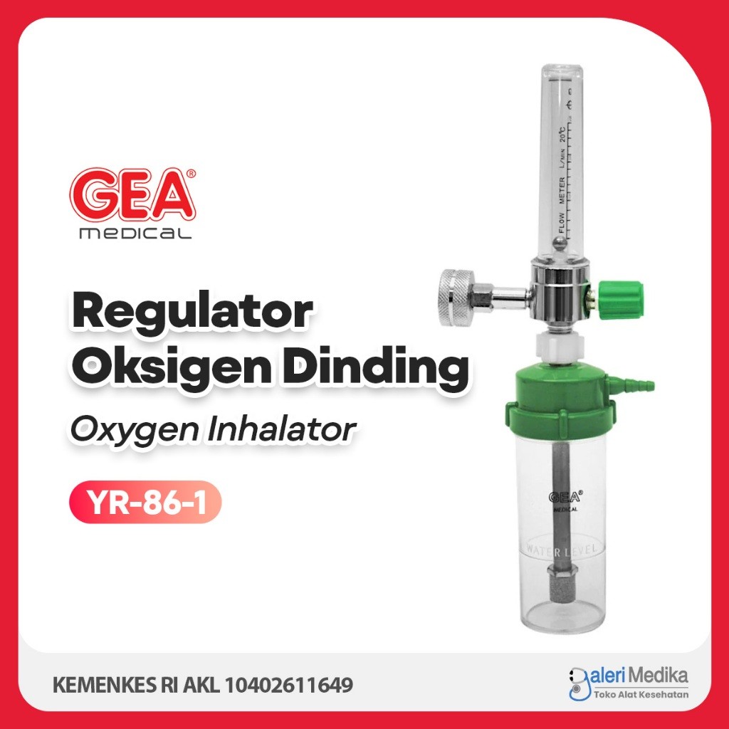 Regulator Oksigen Dinding GEA YR-86-1 - Oxygen Inhalator GEA YR-86-1