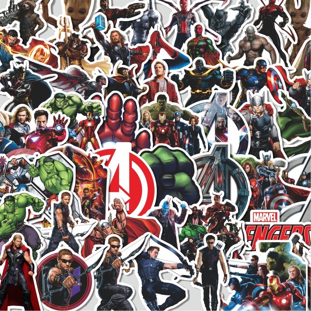 

Stiker Cutting Pack Sticker Avengers Sticker Isi 100Pcs Series Aesthetic Lucu Keren Untuk Koper Bahan Vynil