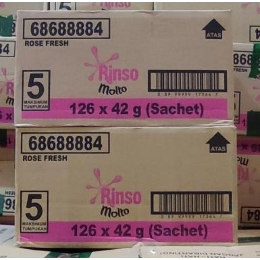 Rinso Detergent Bubuk Sachet 1 Dus