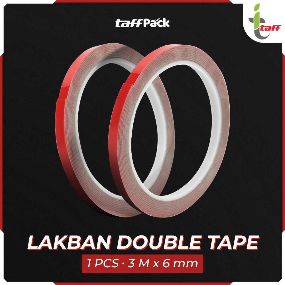

TaffPACK Lakban Selotip Double Tape Strong Heavy Duty 1 PCS - SC-3M