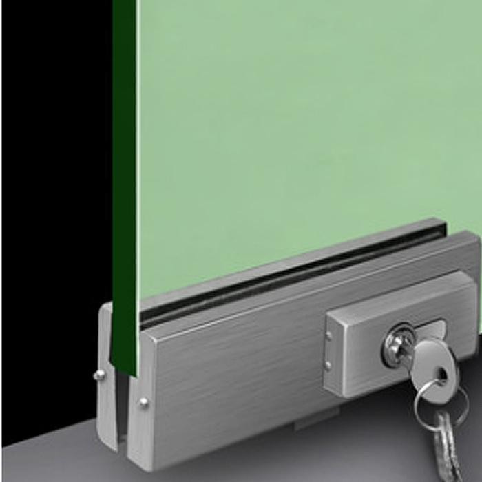 

Kunci Pintu Kaca Bawah Patch Fitting Glass Door Lock Stainless - Perak Sale