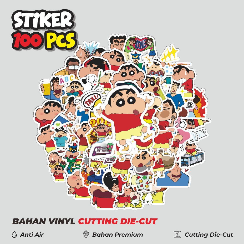 

Terbaru! 50 pcs Stiker Kartun Crayon Shin-chan v1 Dekorasi Lucu Kreatif untuk Notebook, Skateboard, HP