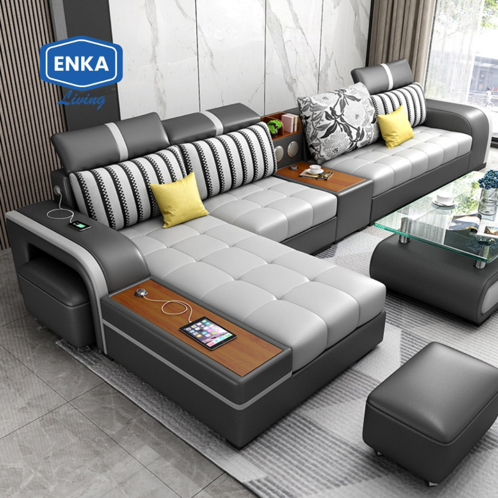 Kursi Sofa Minimalis Ruang Tamu Model L Shape Desain Unik