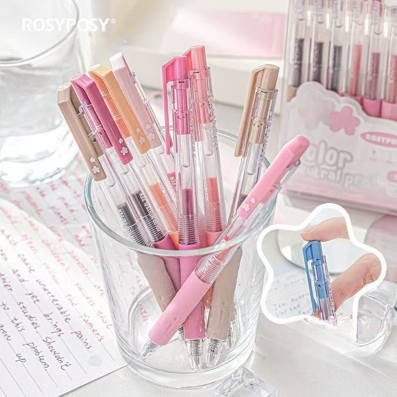 

Pulpen Aesthetic Korea / Pena Gel Karakter Lucu Bolpen 8 Warna Premium / Alat Tulis Untuk Sekolah Kantor Stationery