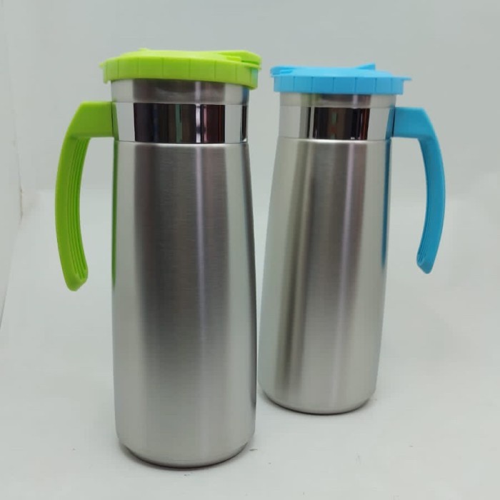 Pitcher teh water jug restoran  korea teko minum ocha teapot stainless dingin panas wadah air kulkas