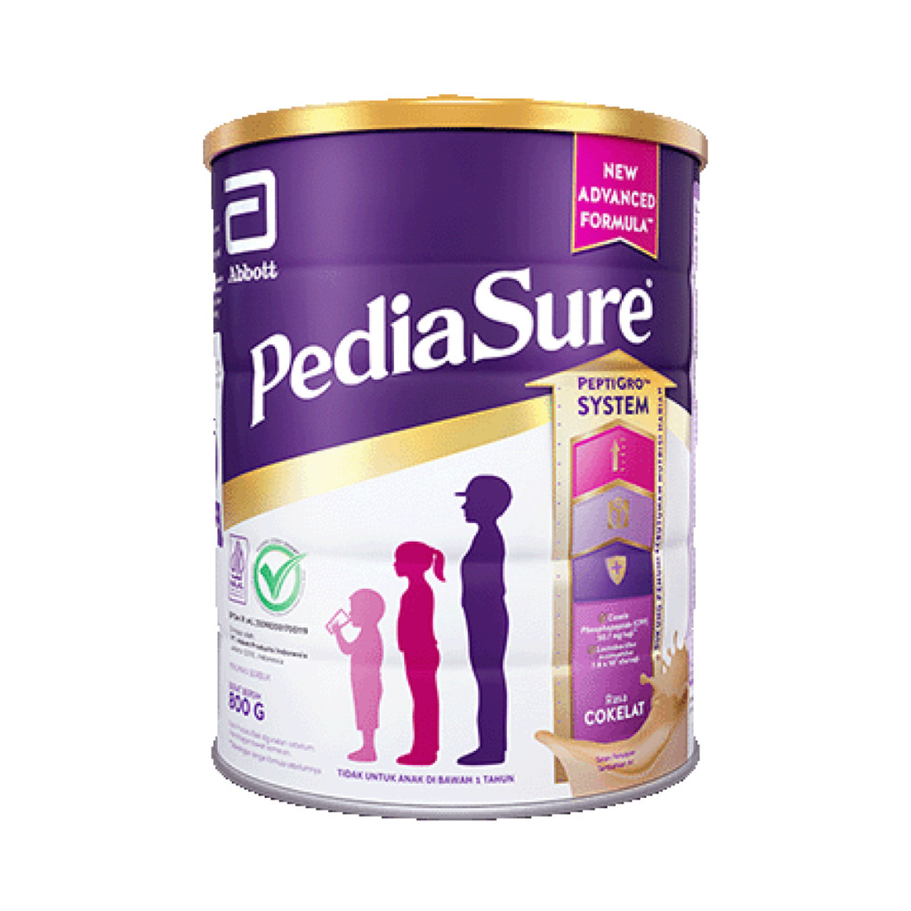 

PEDIASURE PEPTIGRO SYSTEM 800GR (COKELAT) - Susu Pertumbuhan 1+