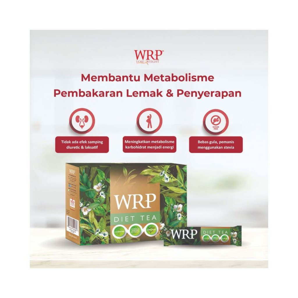 

JAMIN MURAH !!!WRP DIET TEA GREEN TEA (10 SASET)(BISA LANGSUNG ORDER)