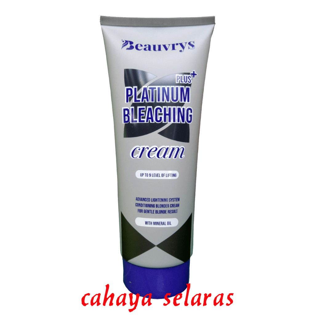 BLEACHING CREAM PLATINUM BEAUVRYS 500ML | HIGH LEVEL BLEACH CREAM BEAUVRYS 500ML