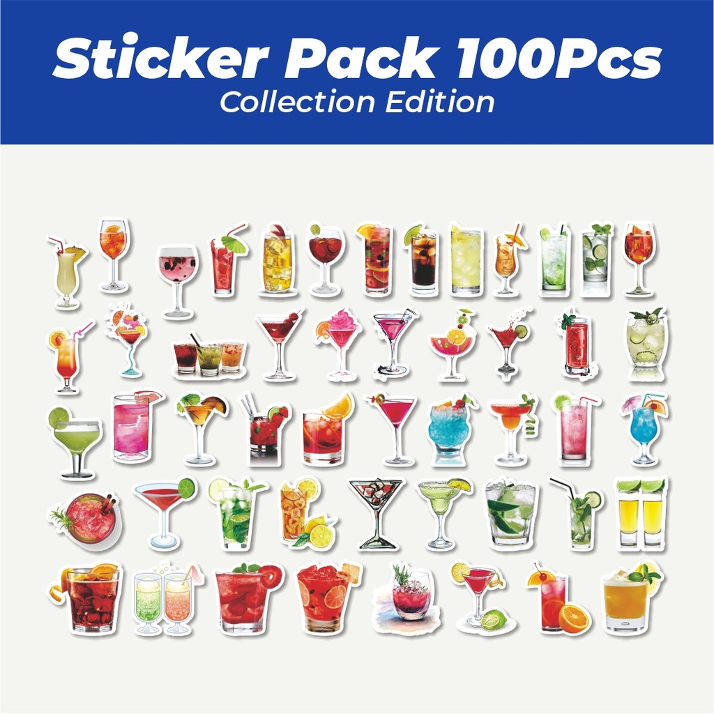 

Hot Stiker Ice Cold Drink [Minuman Es Dingin] Lucu Anti Air Stikers Berperekat Waterproof Sticker Decal Buat Motor Helm Buku Journal Koper Casing HP Laptop Botol Minum