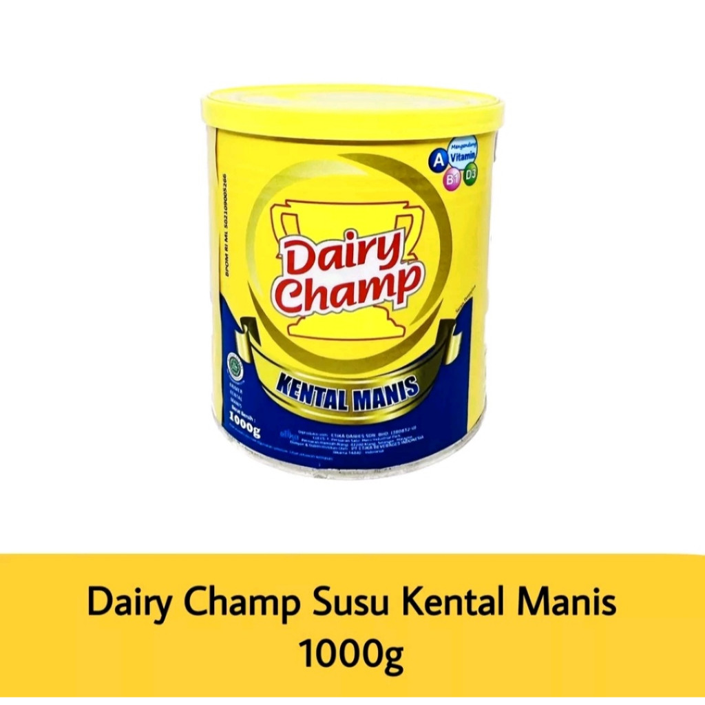 

Susu Kental Manis Dairy Champ 1000gr (1kg)