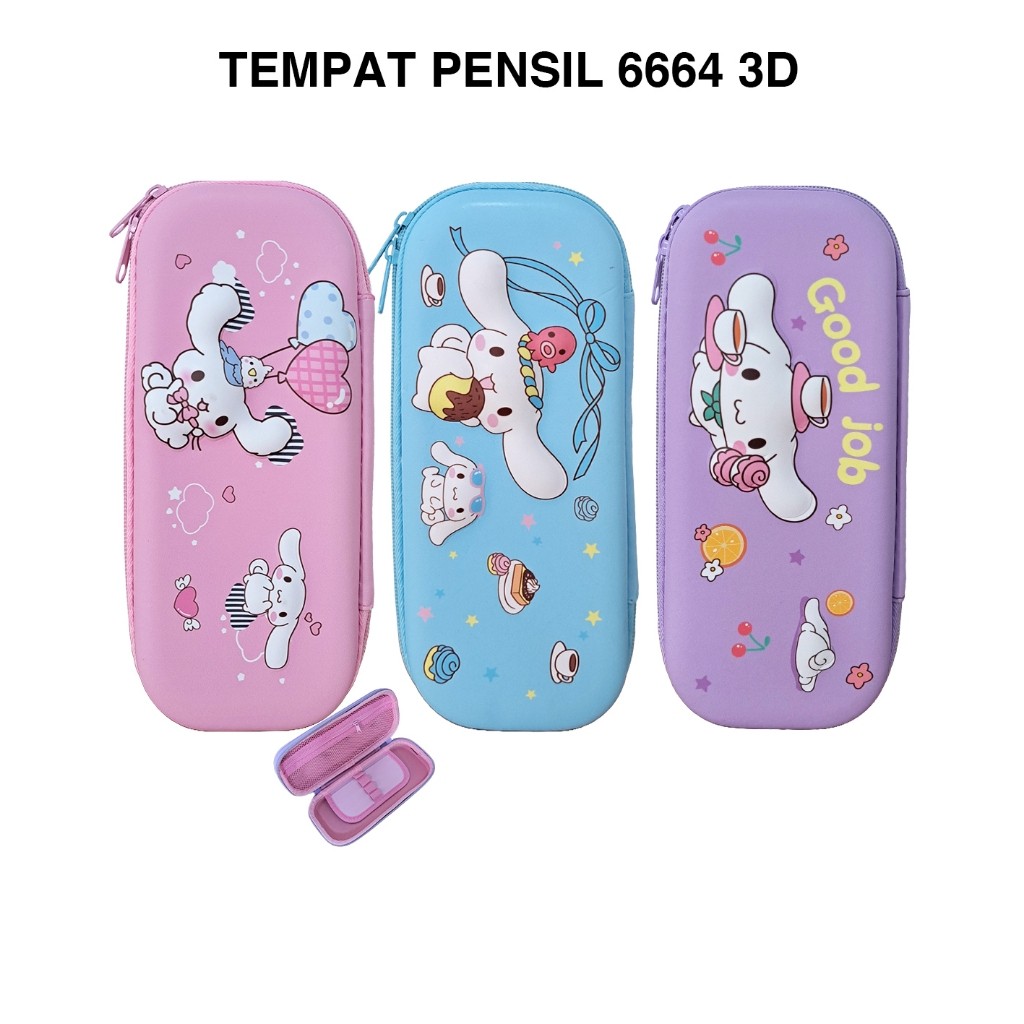 

Tempat Pensil Anak Motif Cinnamoroll 6664 Hardcase Pencil Case Smiggle Kecil