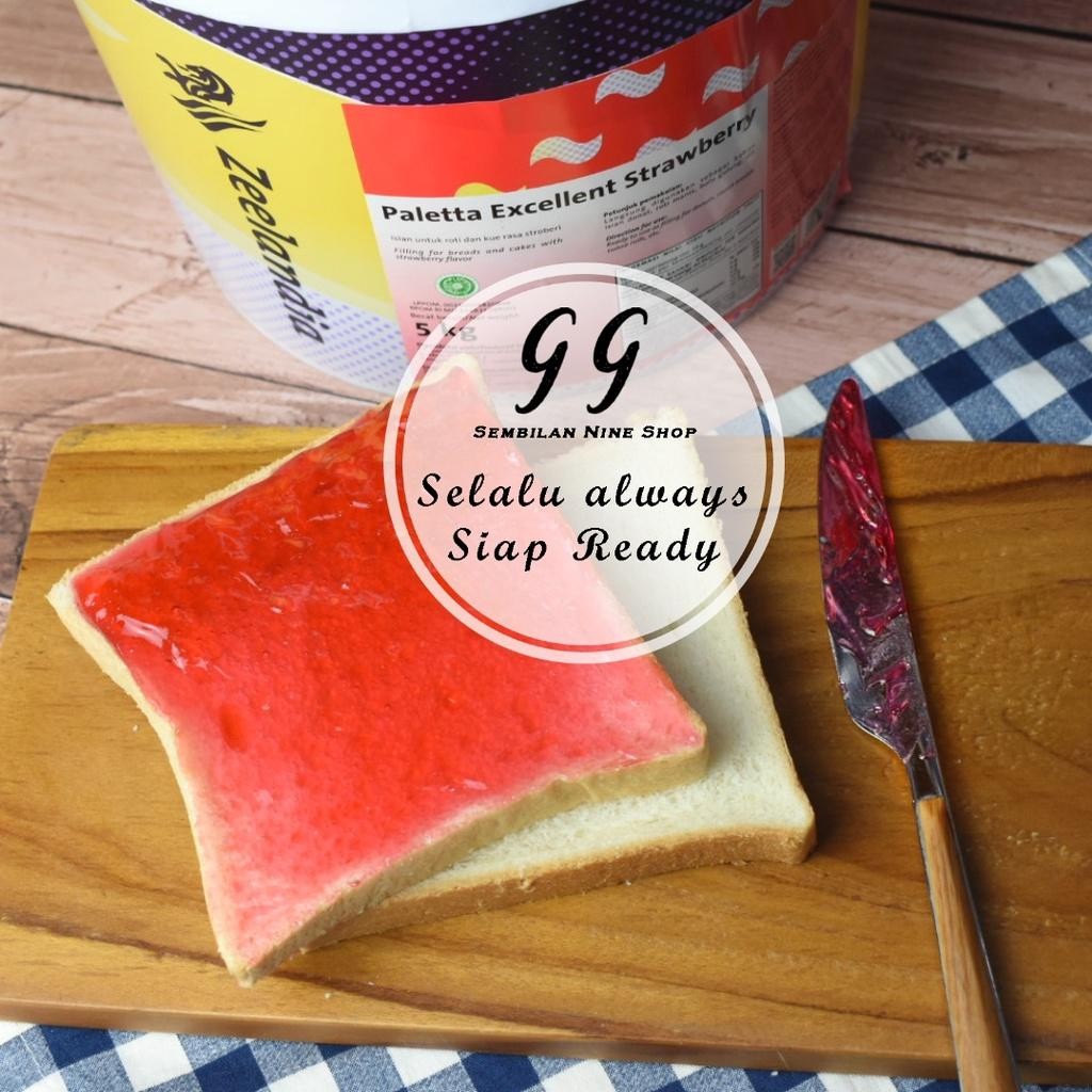 

Zeelandia 250 Gram PALETTA STRAWBERRY Excellent Selai Strawbery Paleta Selay Stoberi Zelandia Olesan Strawberi Stoberry
