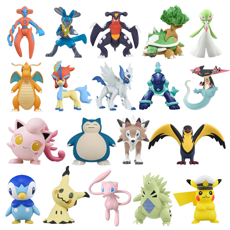 Originanl Tomy Takara Pokemon Action Figurine Toy Deoxys Snorlax Terapagos Scream Tail Figure Kilowa