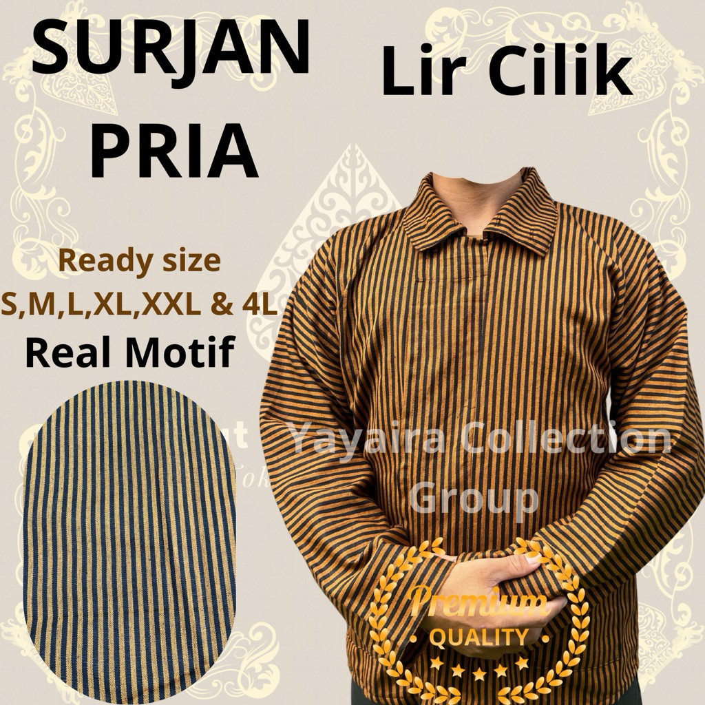 Ready Siap Kirim Baju Adat Jawa Lurik Baju Lurik Pria dan Wanita Dewasa Baju Lurik Dewasa Pria Baju 