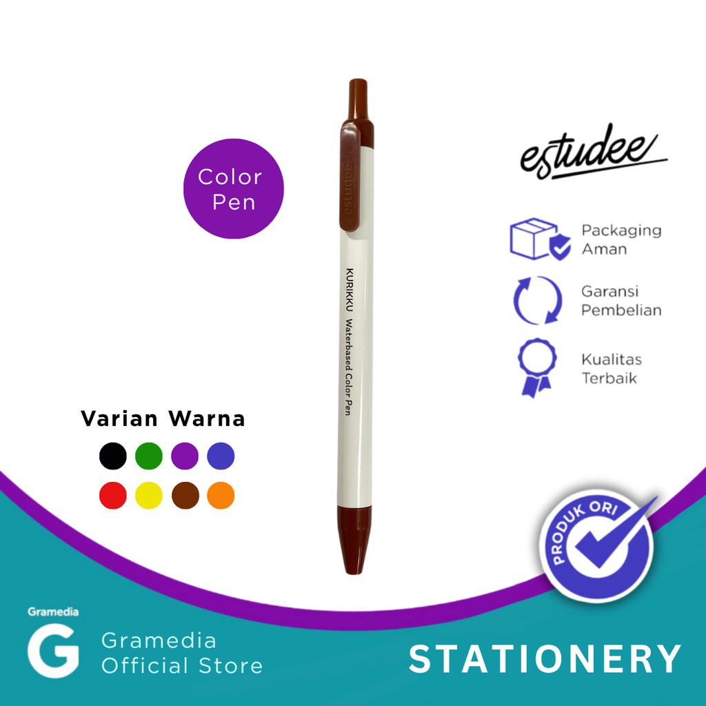 

Color Pen Estudee Kurikku Brown 06 Es-Cp619