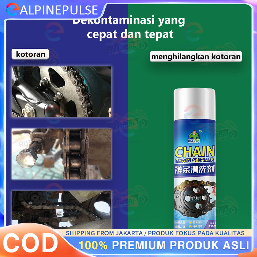 Pilihan Pembalap Profesional Chain Lube Pelumas Rantai Contact Cleaner Anti Karat Pembersih Rantai M