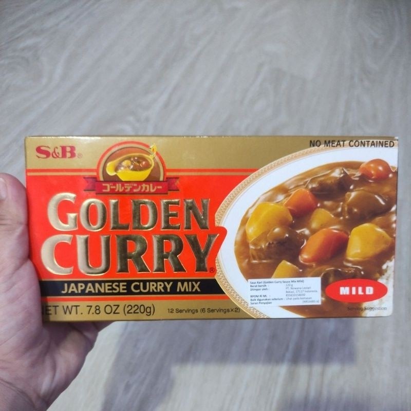 

S&B GOLDEN CURRY JAPANESE CURRY MIX/SAUS KARI JEPANG MILD 220GR