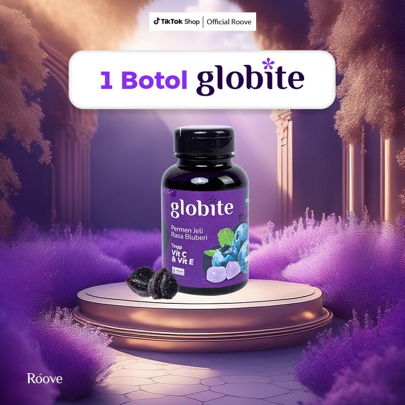 

Globite Blueberry (1 Botol isi 30 Gummies)