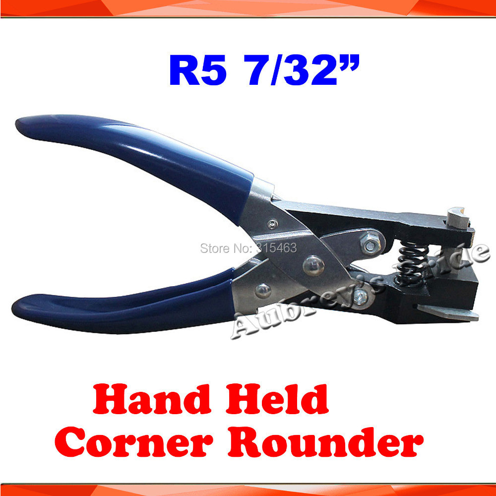 Brand New R5 7/32" Hand Held ID Business Criedit PVC Paper Card Corner Rounder Punch Cutter Pliers