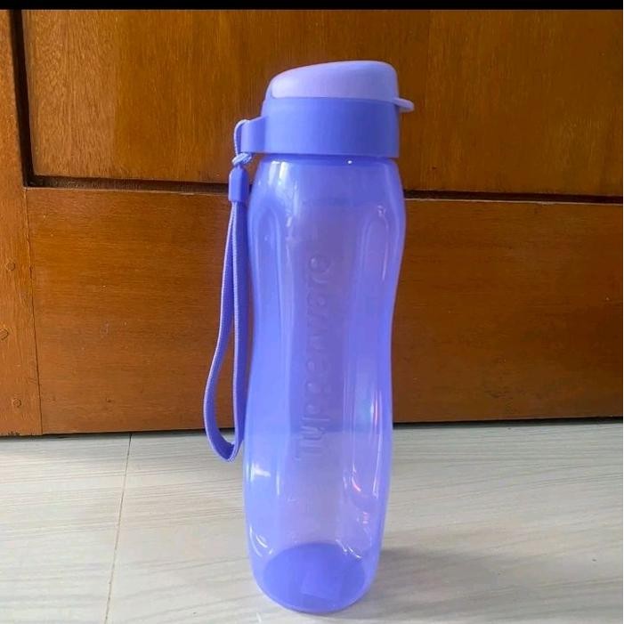 [New Collection] Eco 750ml tupperware ecer 1pcs botol minum tupperware - ungu flip 750ml