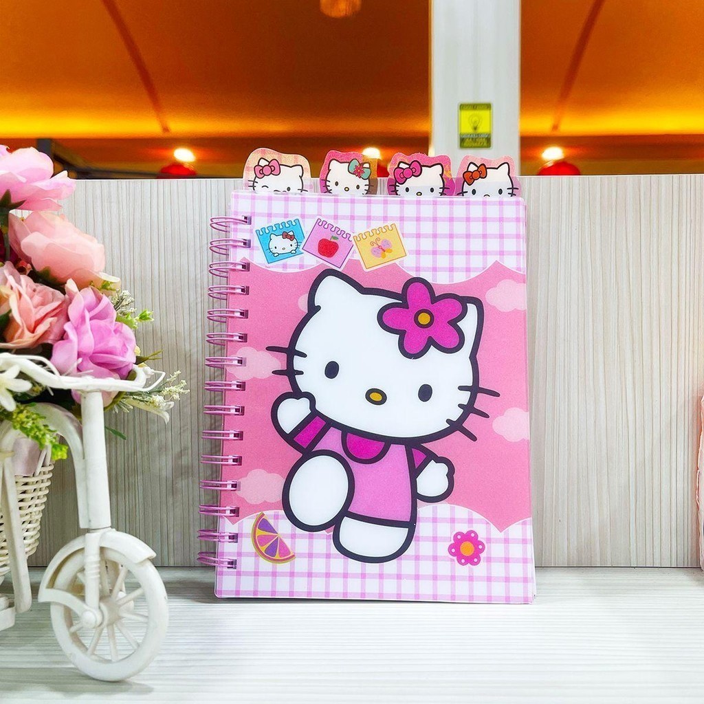 

Notebook Buku Catatan A5 Notebook Ring Buku Agenda HELLOKITTY PP001 Bisa COD