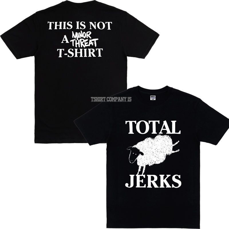 Kaos Band Total Jerks - This Is Not Minor A Threat Tshirt / Kaos Hitam / Kaos Pria Bahan tebal