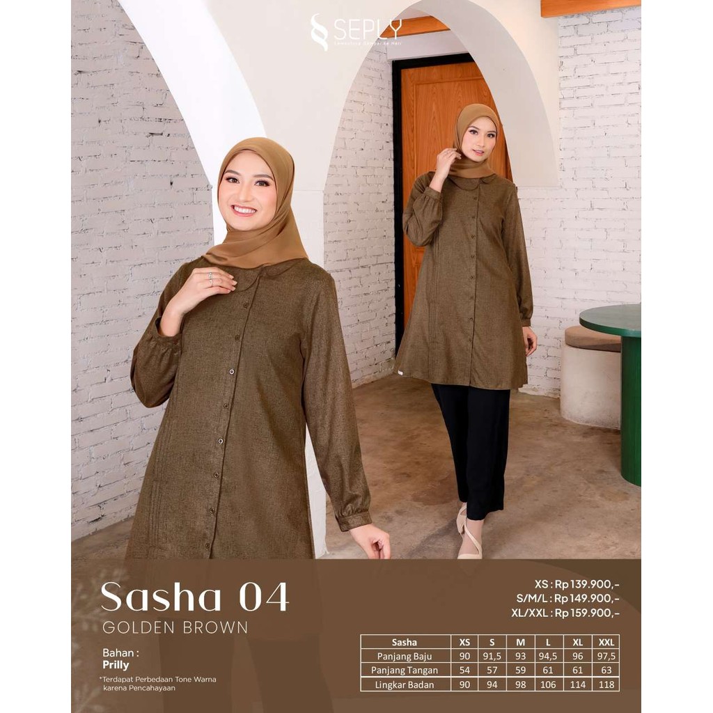 SEPLY TUNIC SASHA 04 GOLDEN BROWN