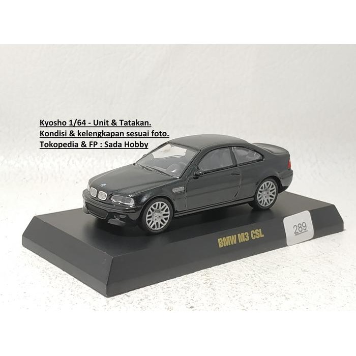 CSM... Kyosho 1/64 BMW M3 CSL Hitam