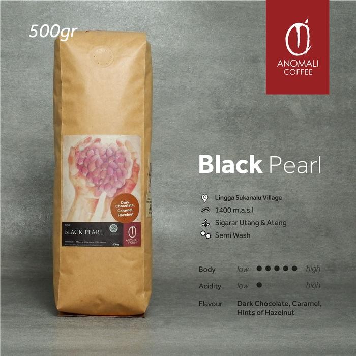 

Anomali Coffee Biji Kopi Black Pearl - 500gram Pak - Fine