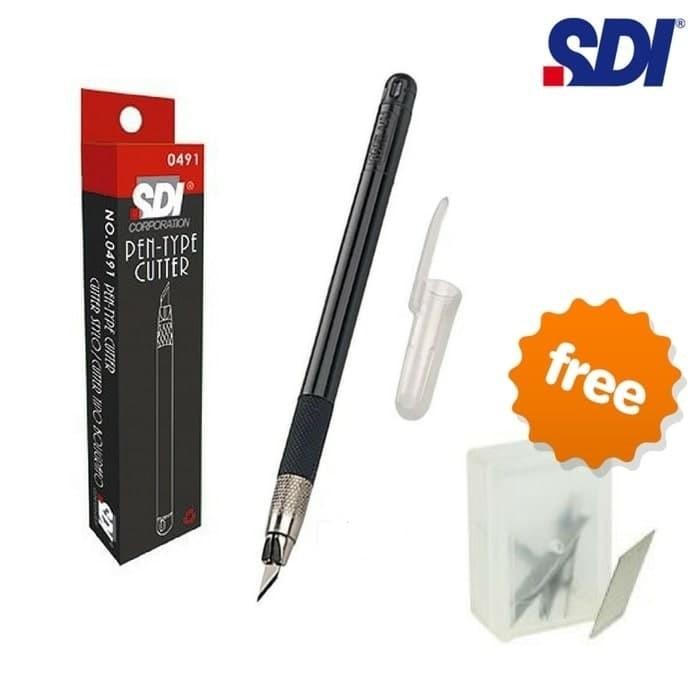 

Pen Cutter SDI 0491 + Refill Blade 10pcs - SDI 0491
