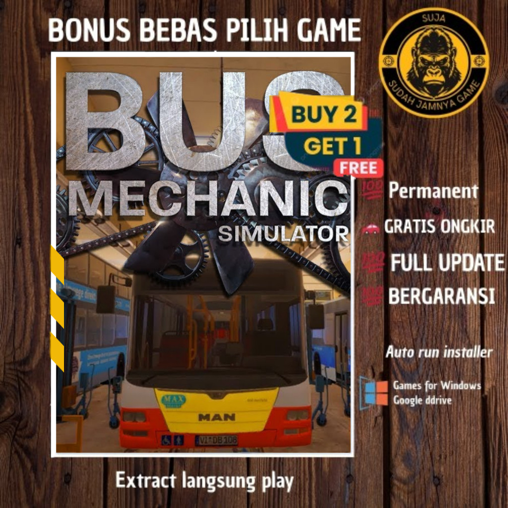 BUS MECHANIC SIMULATOR - GAME PC - GAME LAPTOP - OFFLINE GAME
