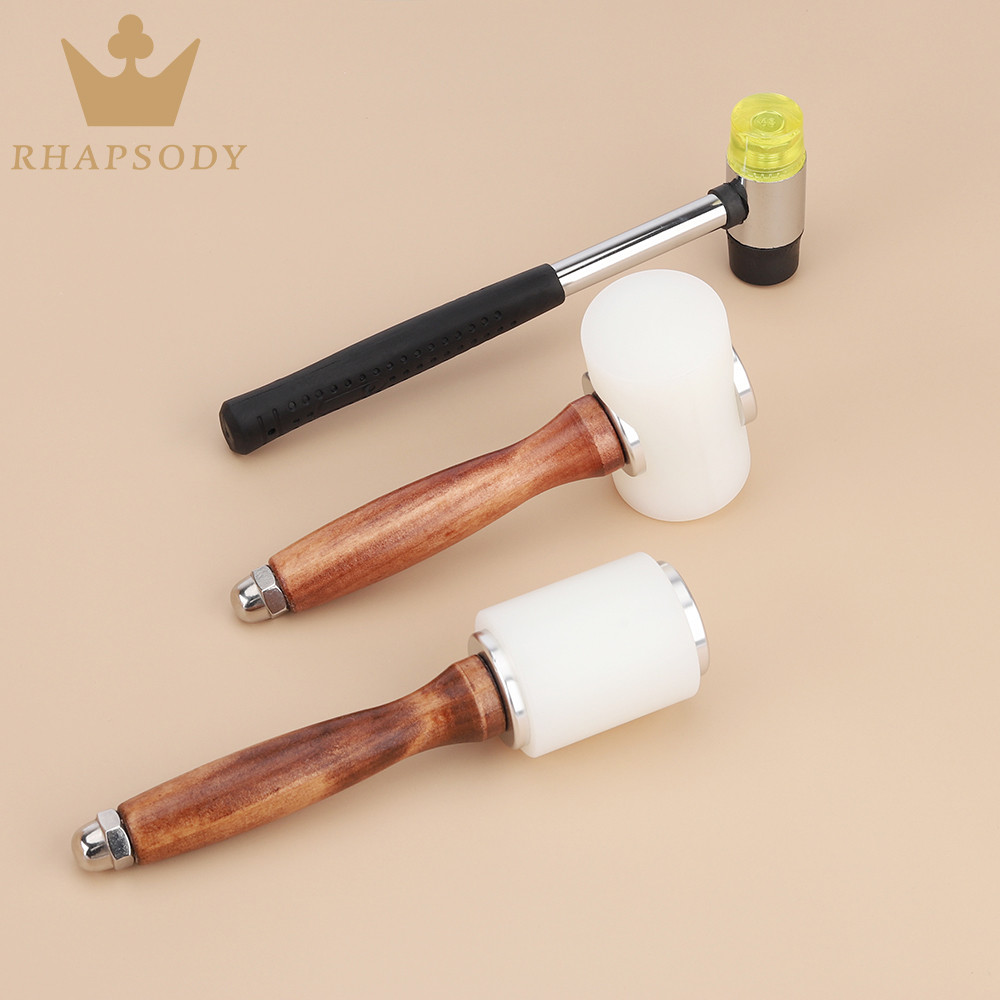 

Leather Craft Carving Hammer Cowhide Punch Cutting Sewing DIY Working Saddle Making Tools Leather Craft Tools and Supplies Kits