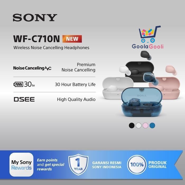 Sony WF-C710N / WFC710N / WF C 710N / WF C 710 N ANC TWS Truly Wireless Noise-Canceling Earbuds