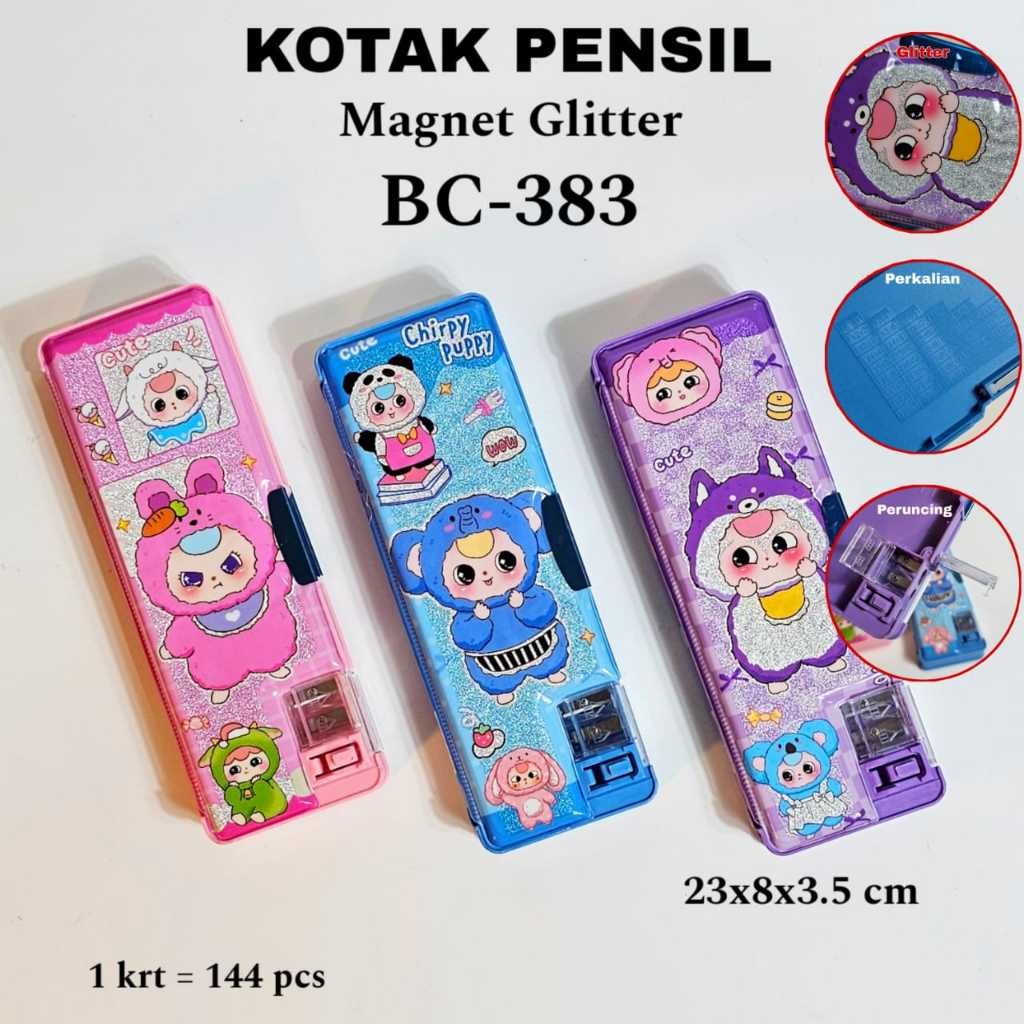

KOTAK PENSIL TEMPAT PENCIL ada GLITER BABYTREE tepak CASE bayi
