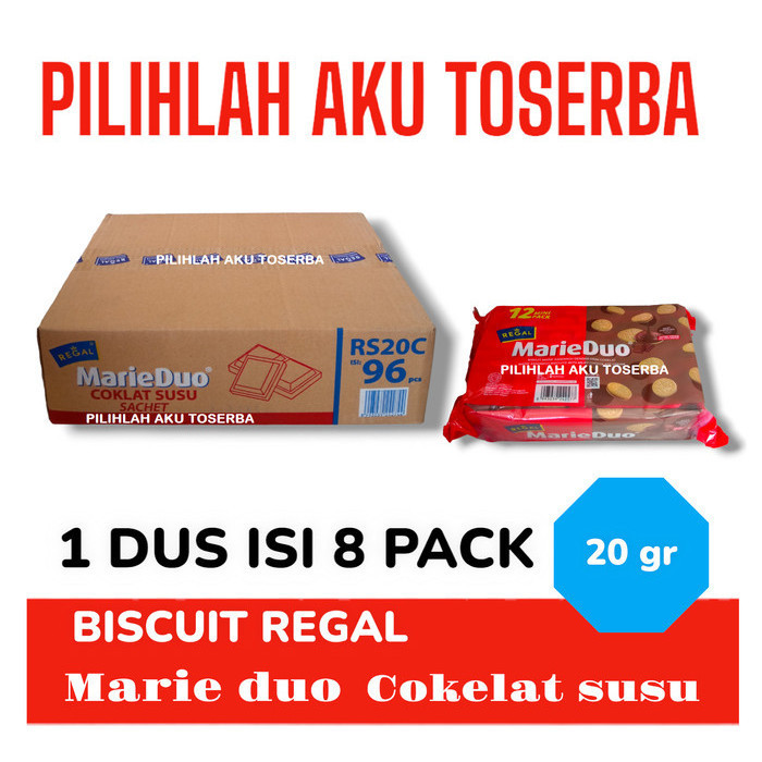 

Biskuit Regal MARIE DUO COKLAT SUSU 20 gr - ( HARGA 1 DUS )
