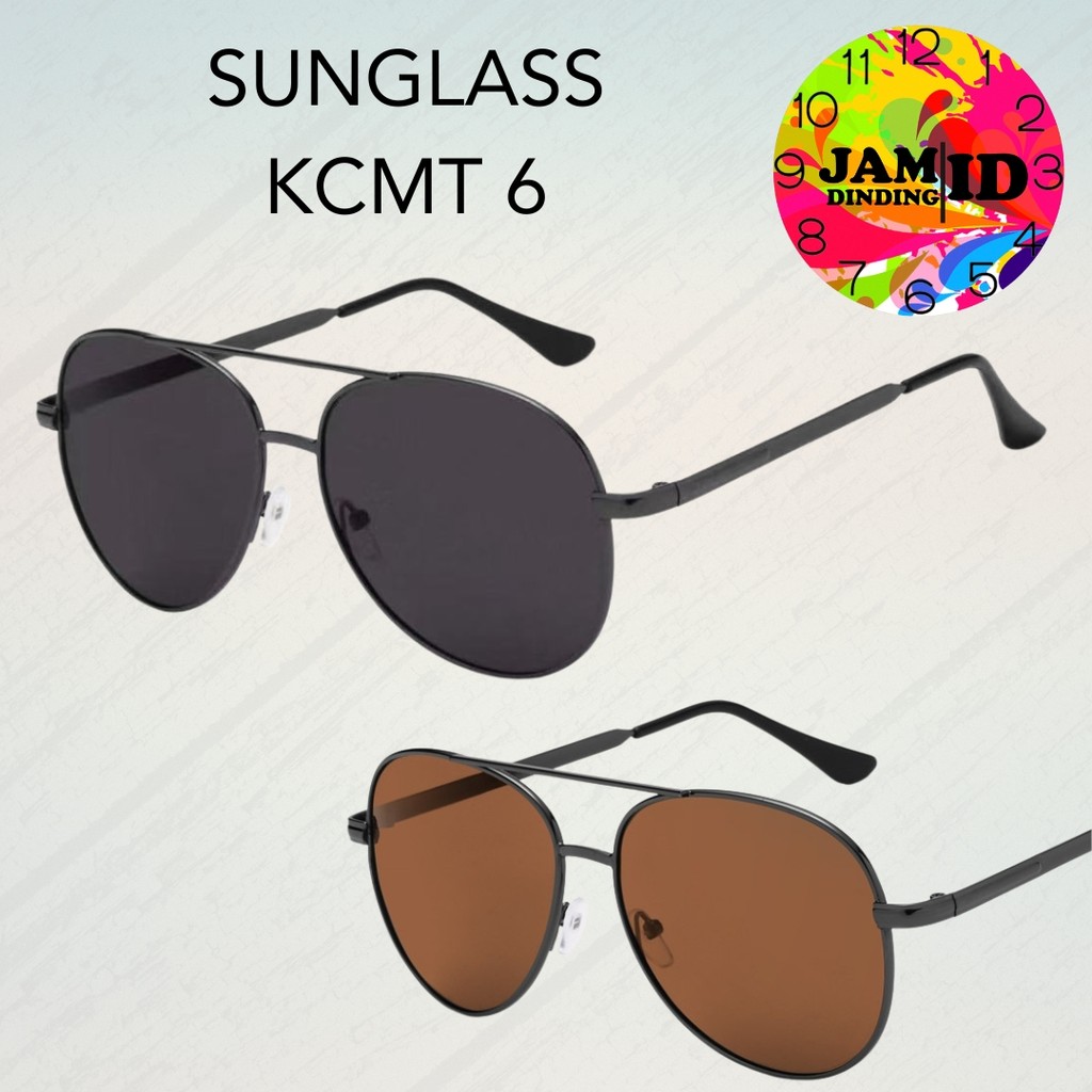 JDID Kacamata Pilot Hitam Polaris Photochrome KCMT6 Frame Gaya Formal