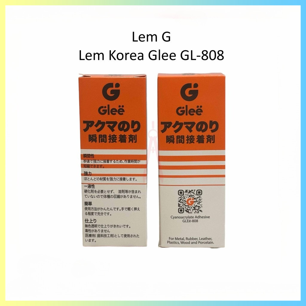 

Lem G Korea Glee GL-808 / Perekat Kualitas Super