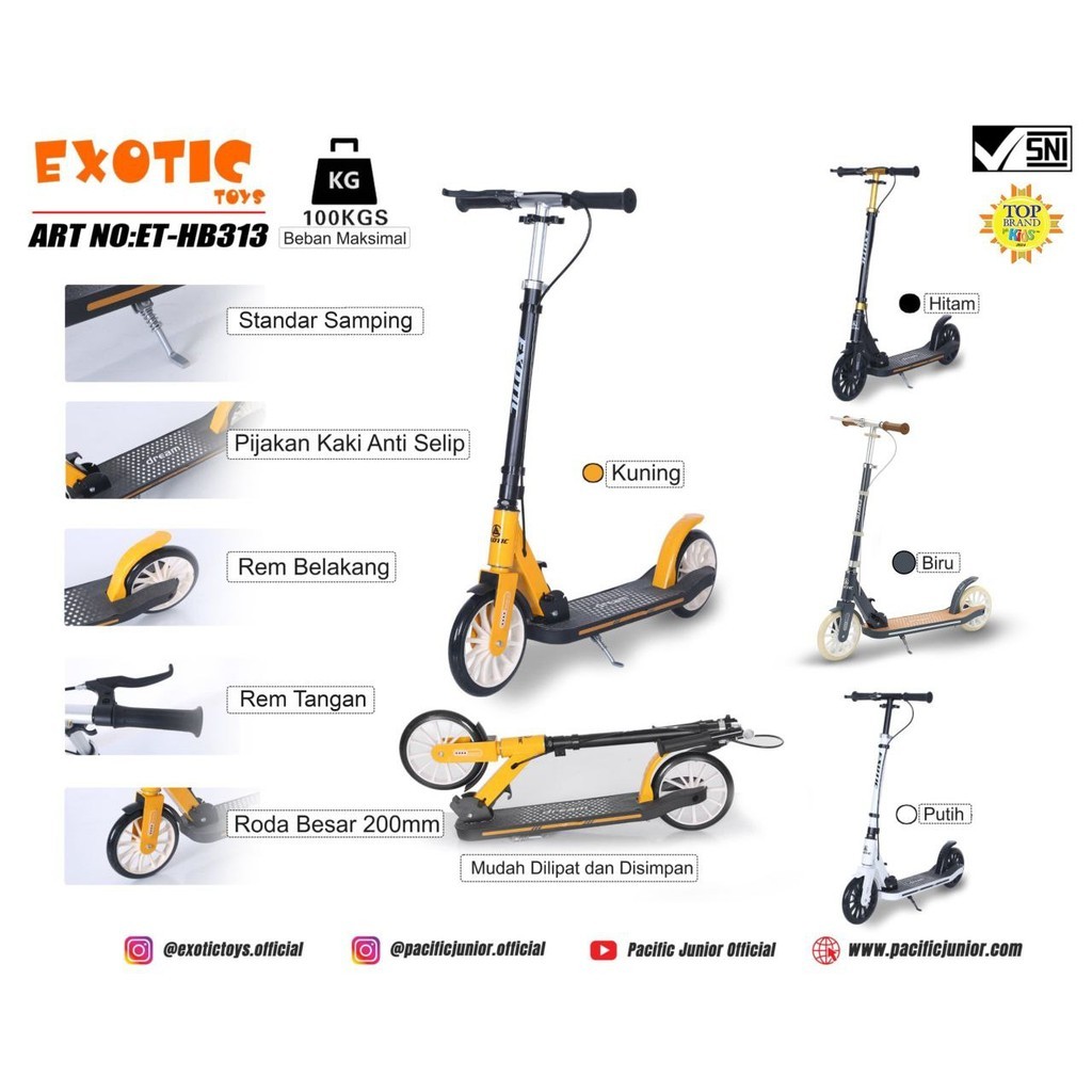 SCOOTER / OTOPED DEWASA EXOTIC HB-313