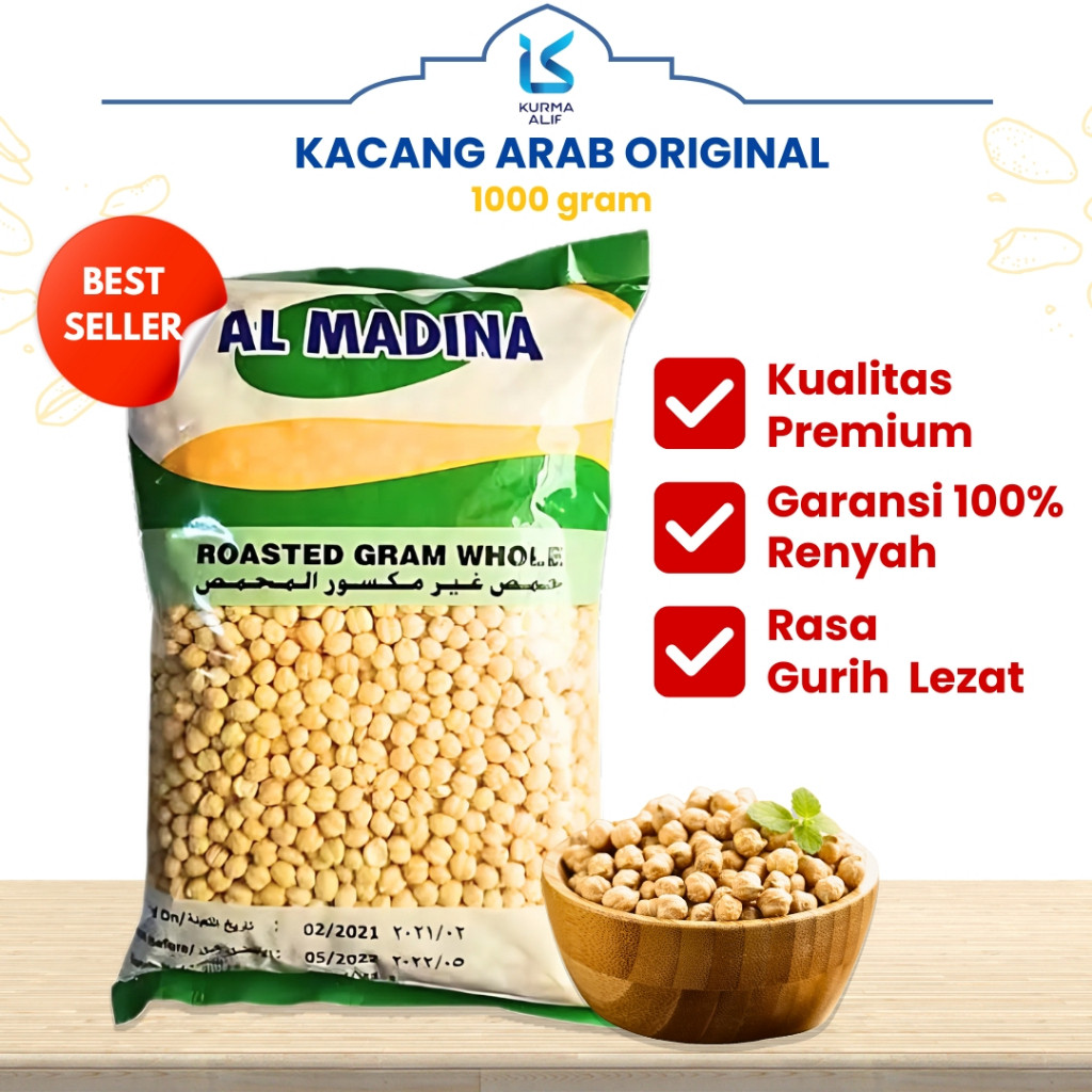 

TERLARIS Kacang Arab 1 Kg Gurih Renyah Oleh Oleh Haji dan Umroh ORIGINAL