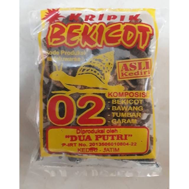 

Oleh-oleh Khas Kripik Bekicot Khas Kota Kediri Cocok buat camilan unik atau oleh-oleh khas!