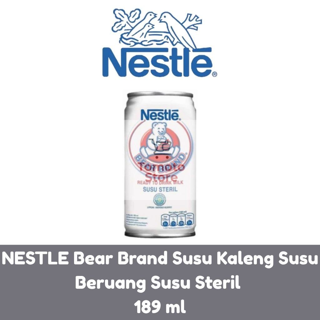 

✨ TOMOTOSTORE ✨ NESTLE Bear Brand Susu Kaleng Susu Beruang Susu Steril