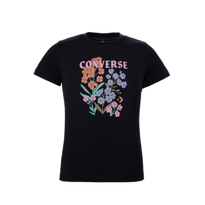 Converse Floral Women's Tee - Converse Black