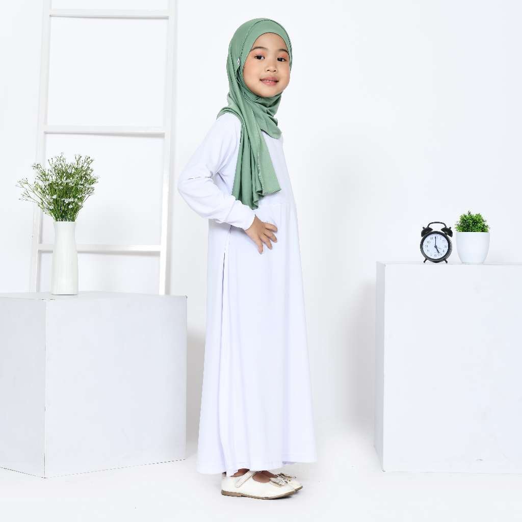 Paket usaha kerudung Pashmina jersey anak Jilbab instan Kancing 1 kodi Mix Warna 20pcs
