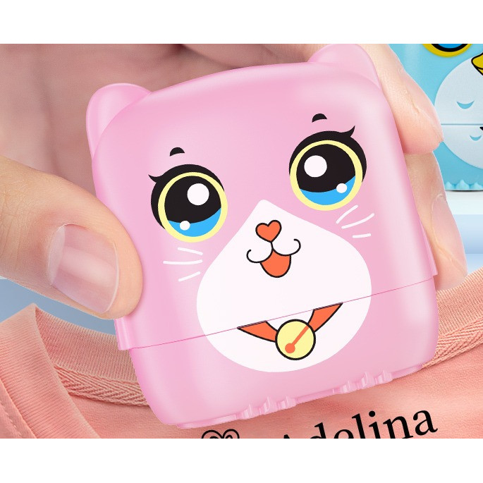 

Custom personalized Baby Name Stamp Custom-made DIY Gift for Children Seal Student Clothes Chapter Not Easy to Fade Security Toy