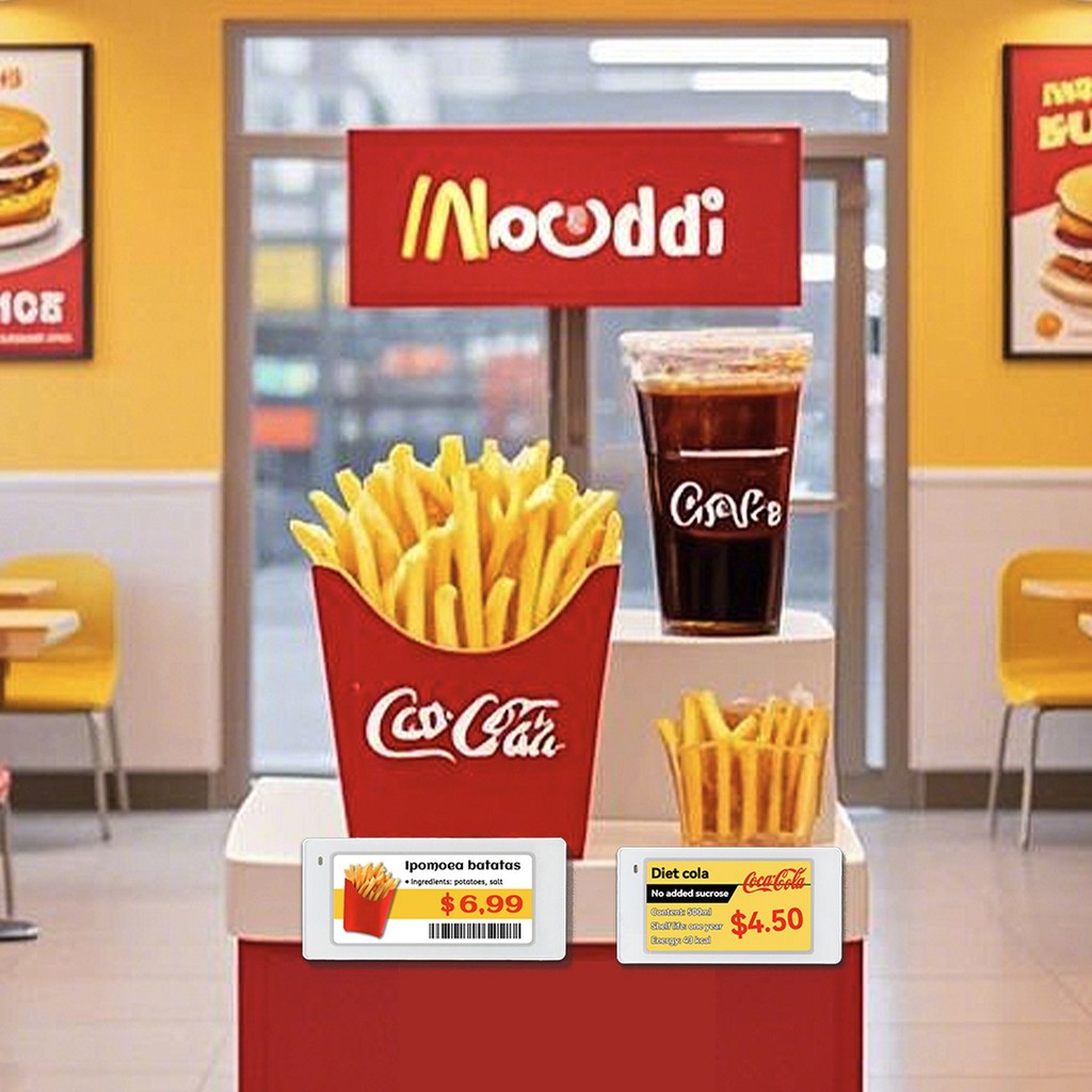 

Esl 2.66" 2.9" Electronic Shelf Label Manufacturer Electronic Price Tag For Store