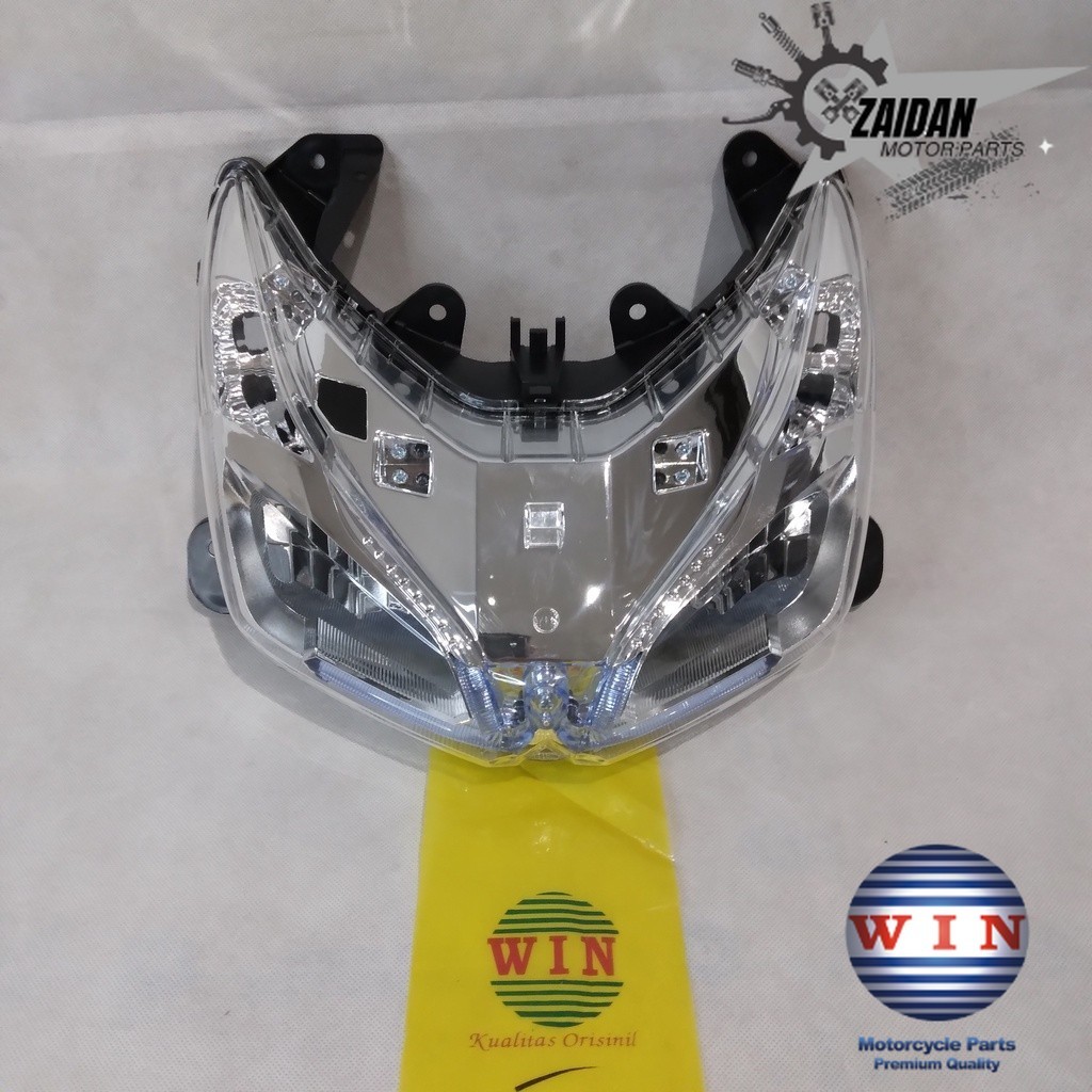Lampu Depan Vario 110 FI ESP 2012 2013 2014 + LED | reflektor head lamp WIN | headlight senja motor 