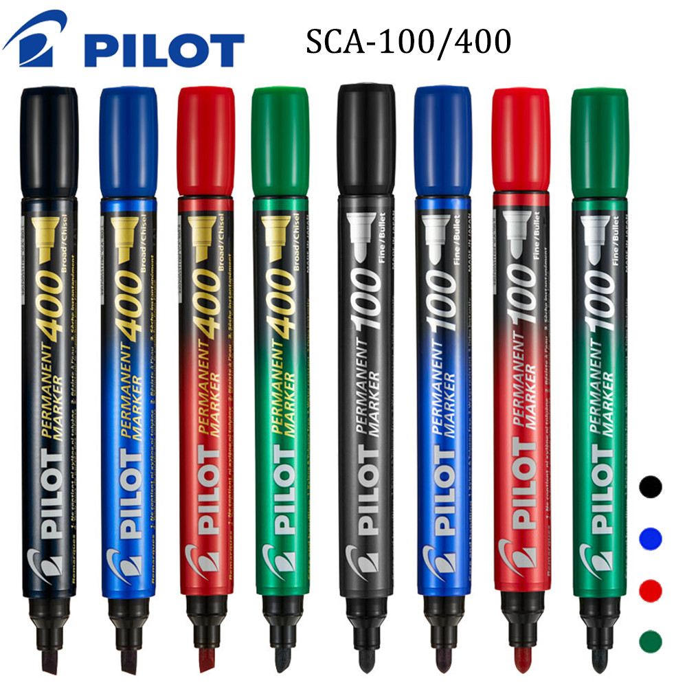 

Japan PILOT Permanent Markers pens SCA-100 Black Oil Non-Faded Big Head Pen Waterproof Poster Painting Graffiti Art Stationery