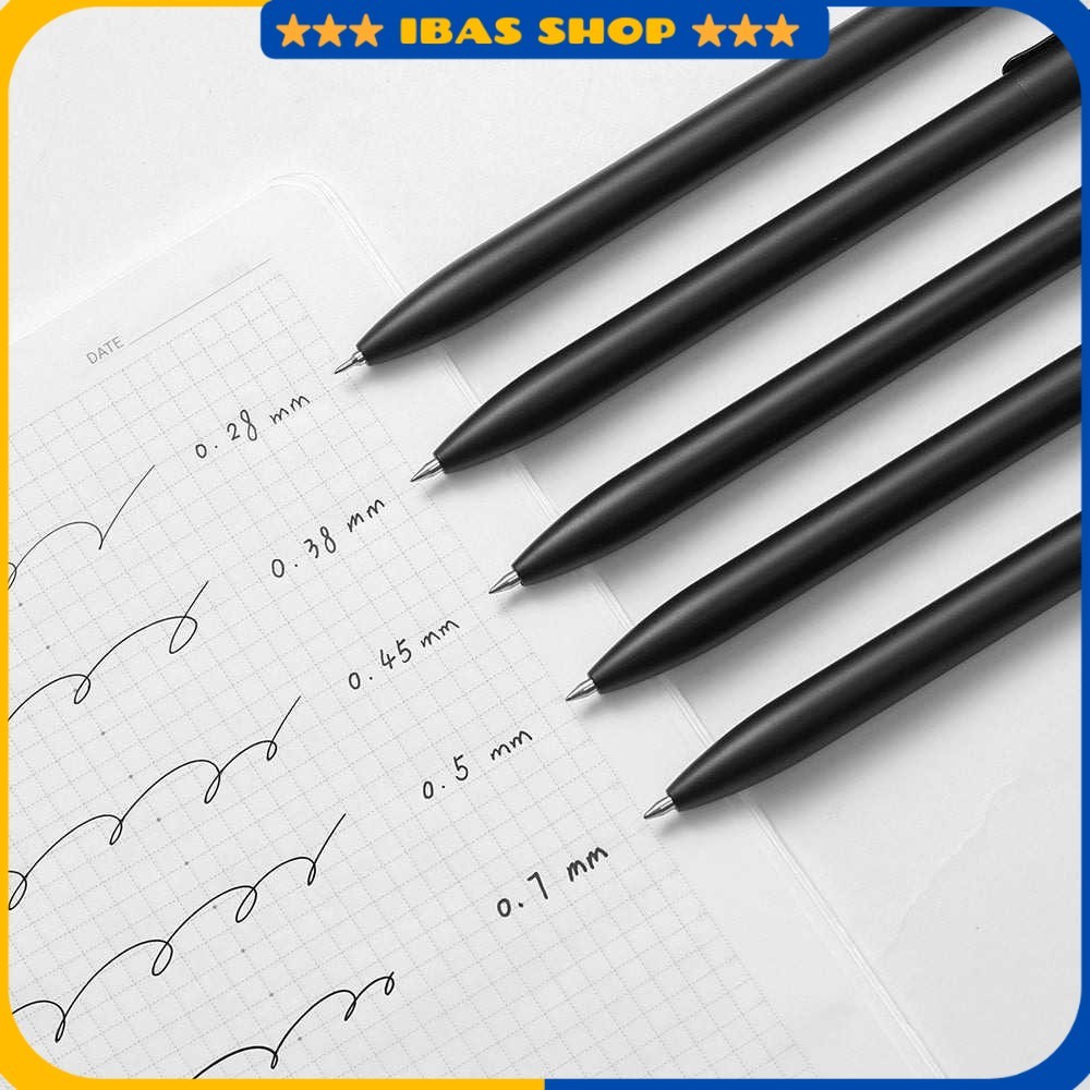 

Kaco Pulpen Gel Quick Dry Black Ink 0.28/0.38/0.45/0.5/0.7mm Nib 5 PCS - K1063