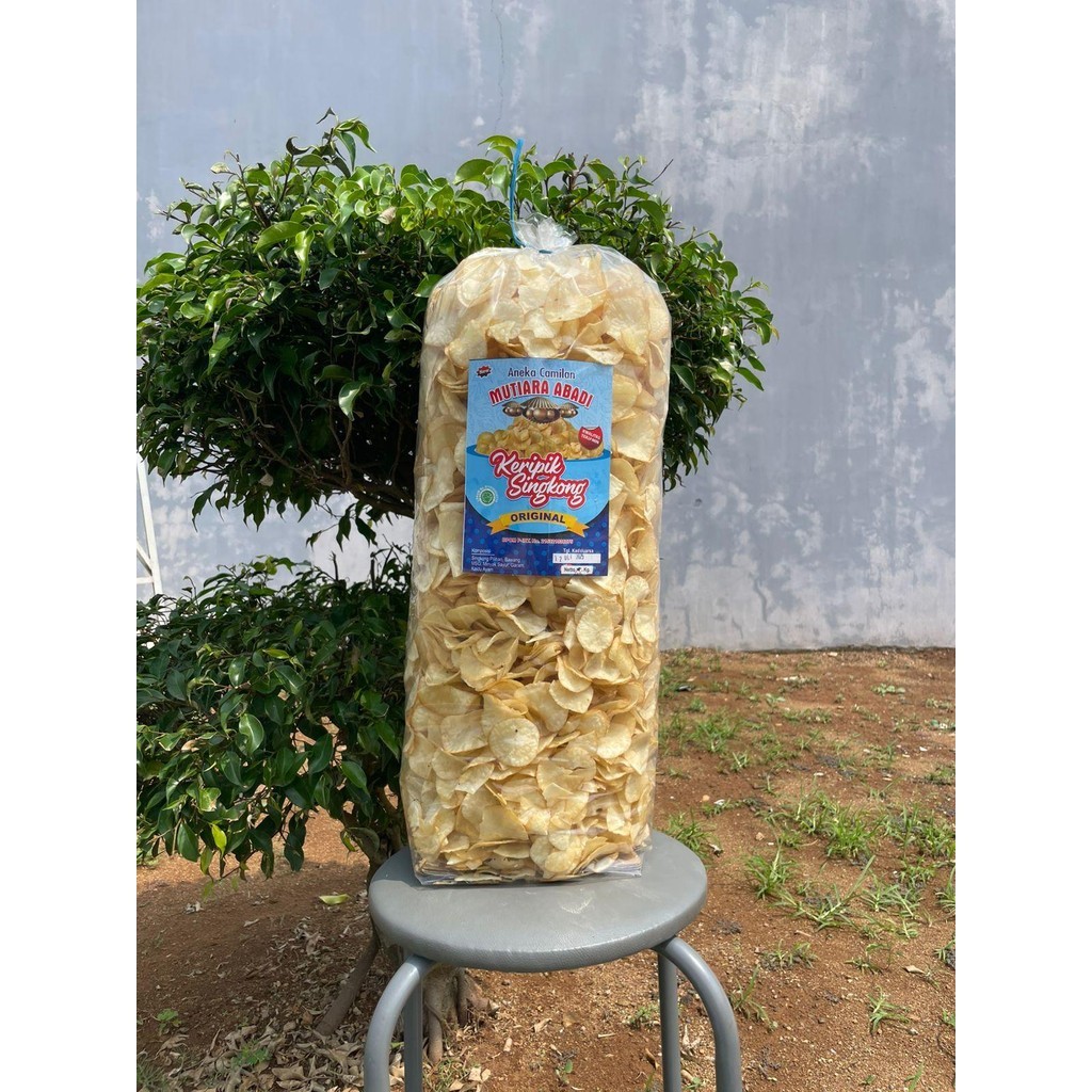 

Kripik Keripik Singkong Original 1KG Mutiara Abadi